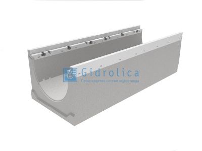 Лоток водоотводный бетонный коробчатый (СО-300мм), с оцинкованной насадкой КU 100.39,9 (30).59,5(52,5) - BGZ-V, № 40-0 Лоток водоотводный бетонный коробчатый (СО-300мм), с оцинкованной насадкой КU 100.39,9 (30).59,5(52,5) - BGZ-V, № 40-0