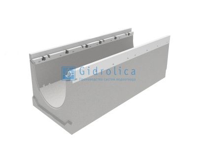 Лоток водоотводный бетонный коробчатый(СО-150мм), с оцинкованной насадкой КU 100.24,8 (15).24(17,5)-BGZ-V, № 0 Лоток водоотводный бетонный коробчатый(СО-150мм), с оцинкованной насадкой КU 100.24,8 (15).24(17,5)-BGZ-V, № 0