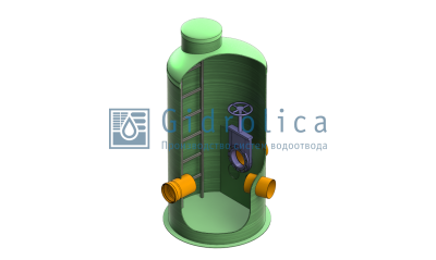 Gidrolica LOS-KK/колодец отбора проб/80/240