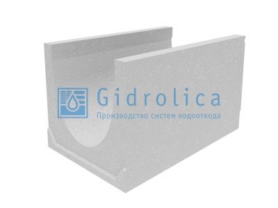 Лоток водоотводный бетонный коробчатый (СО-400мм), KU 100.55,4(30).80(73,5) - BGU-XL