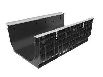 Лоток водоотводный Gidrolica Super ЛВ -50.55.38 - пластиковый, кл. Е600