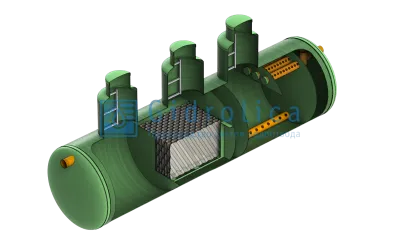 Gidrolica LOS-System 3/пескоотделитель-бензомаслоотделитель-сорбционный фильтр/60