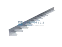 Бордюр Gidrolica Line Steel (Лайн Стил) L-образный из оцинкованной стали 1200х60х45х1,5мм